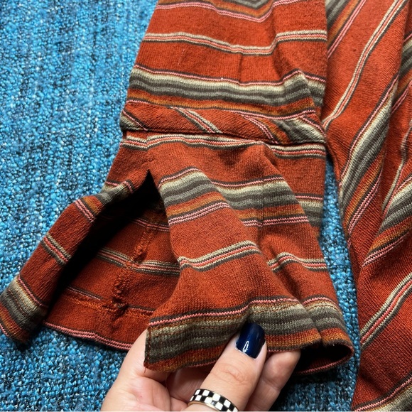 New Romantics by Free People Adobe Tie Back Swing Dress in Retro Stripe - Picture 4 of 8